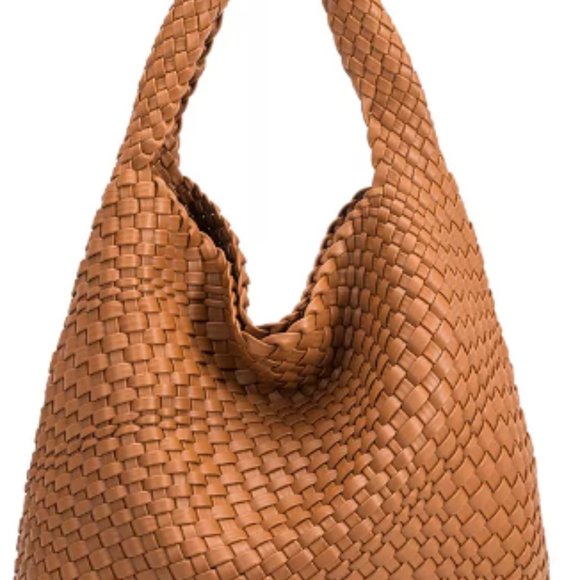 NWT! Ajidou woven vegan leather boho shoulder bag and wristlet - Picture 10 of 14